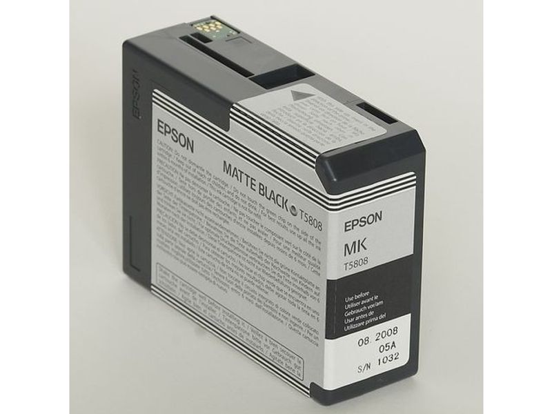 Bläckpatron EPSON C13T580800 mattsvart