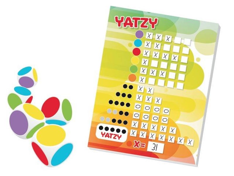 Spel Barnyatzy KÄRNAN färgtärningar trä