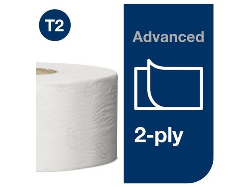 Toalettpapper TORK Adv T2 2-lag 12/fp