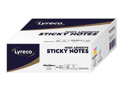 Notes LYRECO prem 100x150mm linj 6/fp