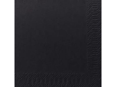 Servett 3-lags 24x24cm svart 250/fp