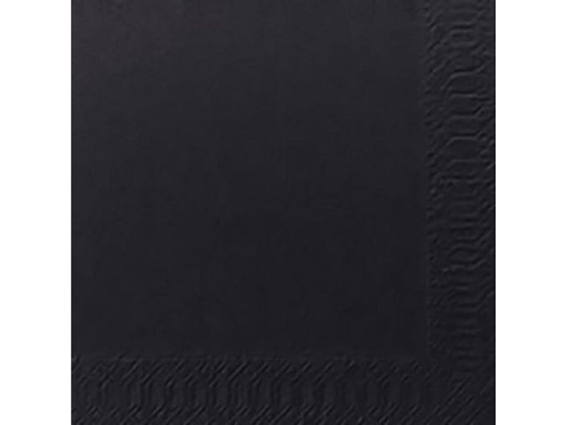 Servett 3-lags 24x24cm svart 250/fp