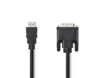 Kabel NEDIS HDMI ha - DVI ha 3m svart