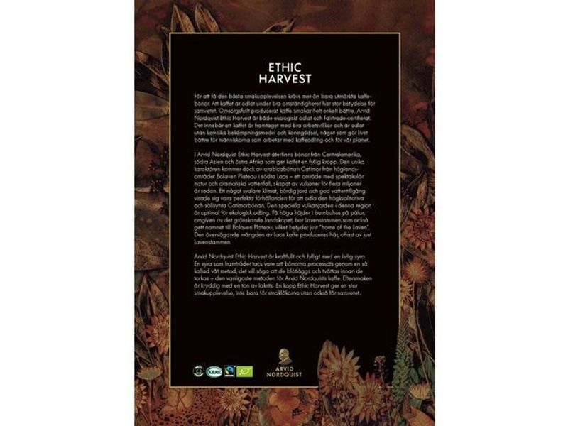 Kaffe ARVID.N Ethic Harvest Bönor 1kg