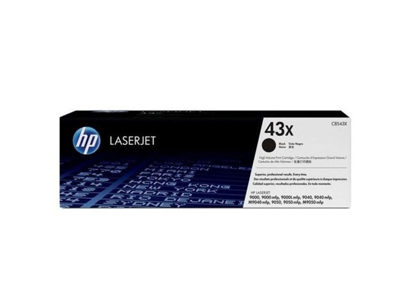 Toner HP C8543X 43X 30K svart