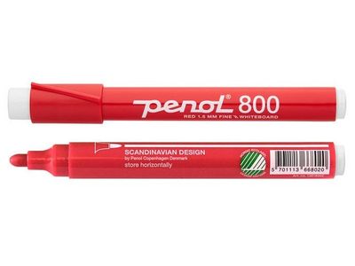 Whiteboardpenna PENOL 800 rund röd