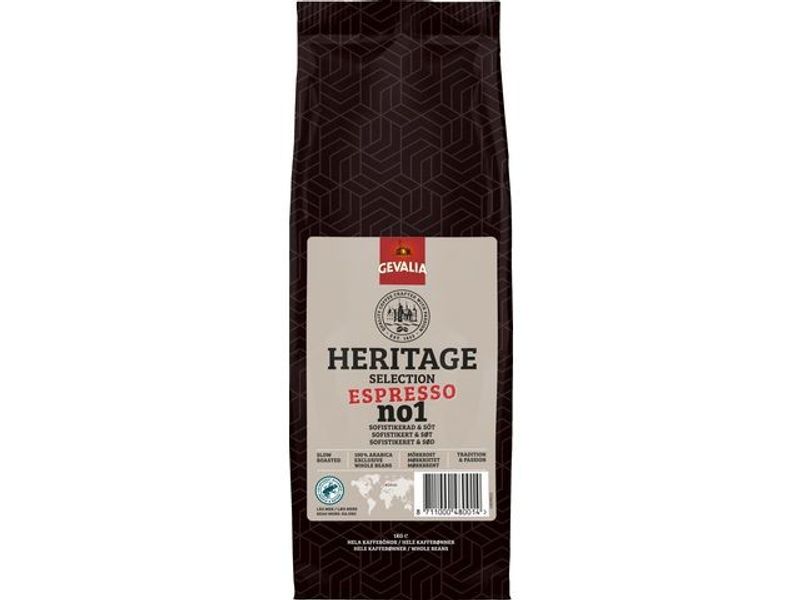 Kaffe GEVALIA Heritage Sel 1kg 8/krt