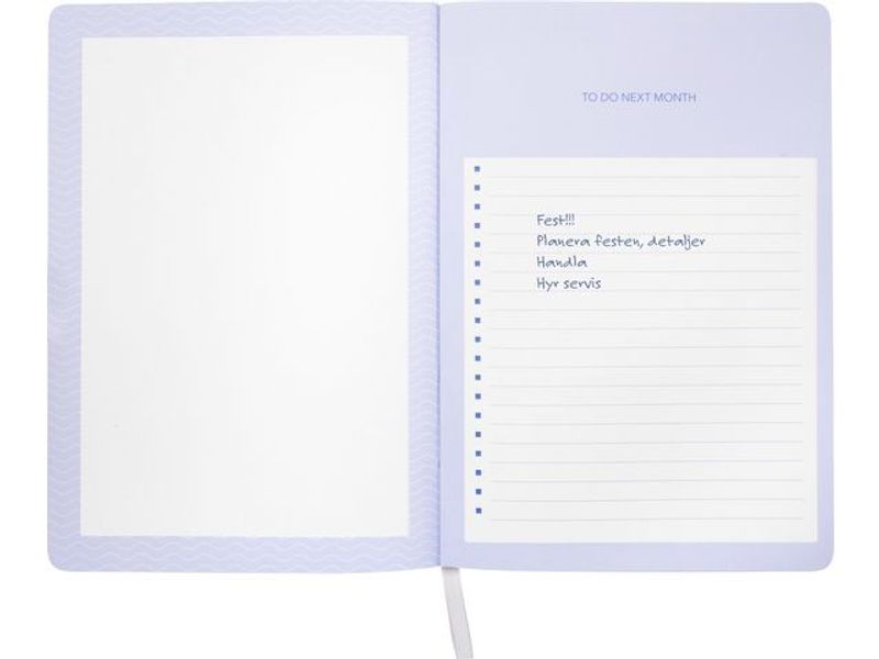 Kalender Week planner odaterad rosa 1051