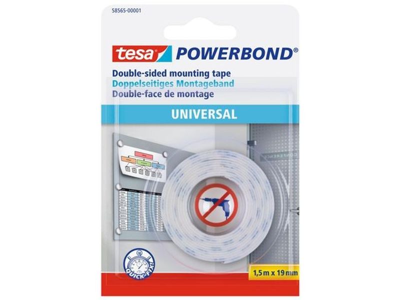 Dubbelhäftande TESA Powerbond 1,5mx19mm