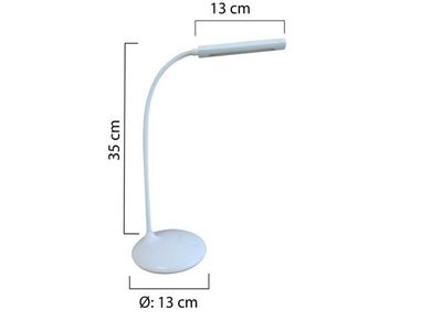 Bordslampa UNILUX Nelly Led vit