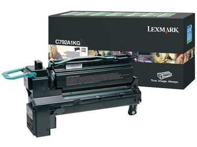 Toner LEXMARK C792A1KG 6K svart