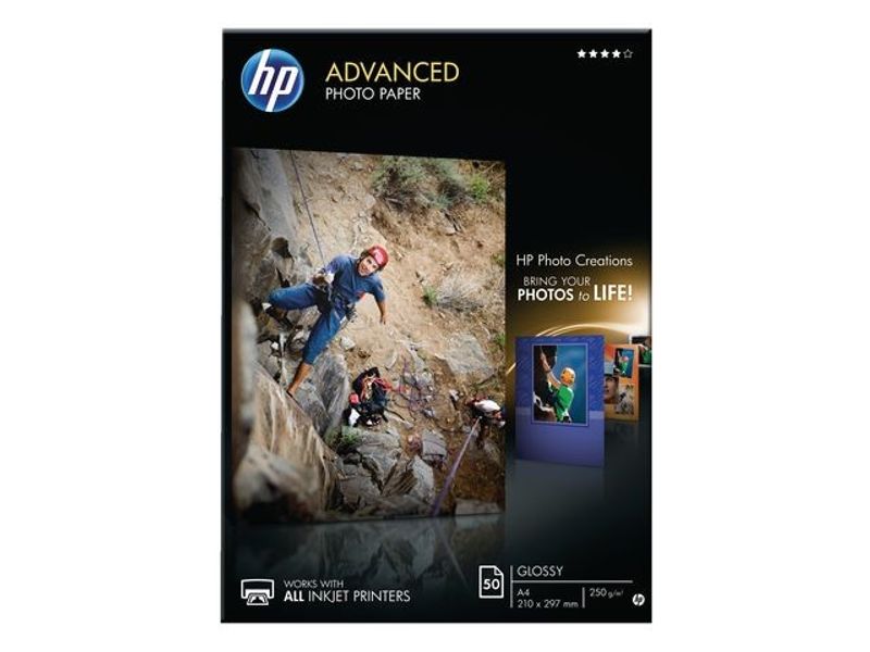 Fotopapper HP Q5456A A4 250g 25/fp