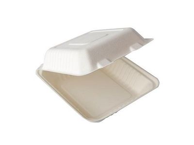 Matlåda takeaway-box Bagasse 25/fp