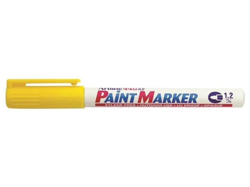 Märkpenna ARTLINE 440XF Paint rund gul