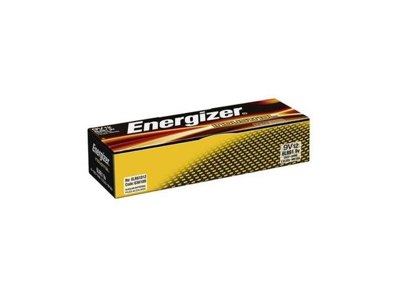 Batteri ENERGIZER Industrial E 9V 12/fp