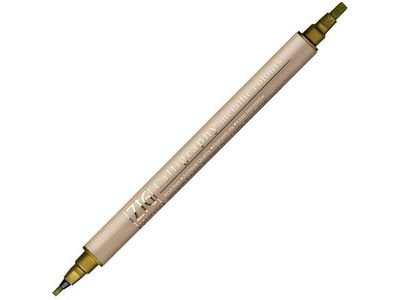 Kalligrafipenna ZIG dubbel spets guld