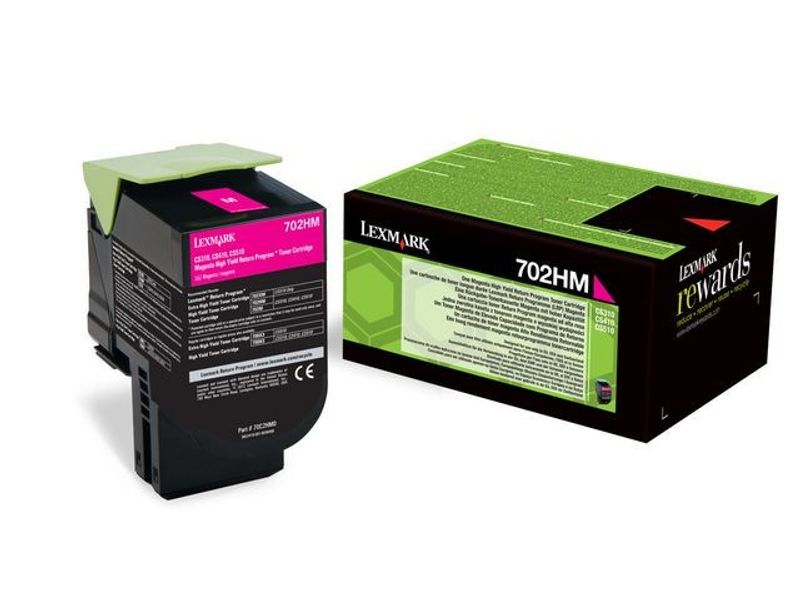 Toner LEXMARK 70C2HM0 702HM 3K magenta