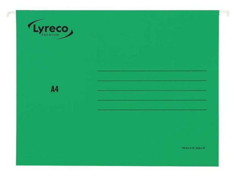 Hängmapp LYRECO premium A4 grön 25/fp