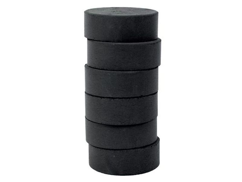 Färgpuckar 57mm, svart 6/fp