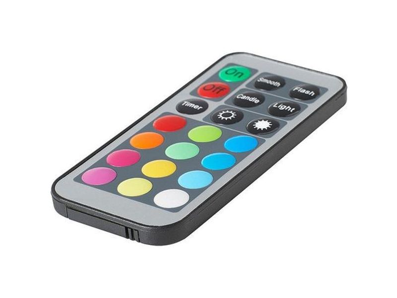 LED-ljus med laddare 65x40mm färger12/fp