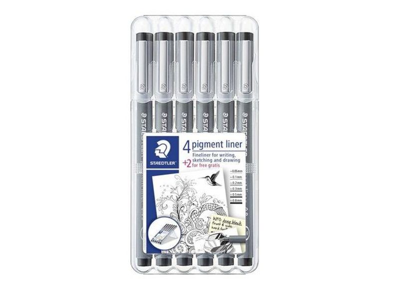 Tuschpenna STAEDTLER pigmentliner 6/fp
