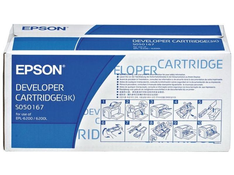 Toner EPSON C13S050167 3K svart