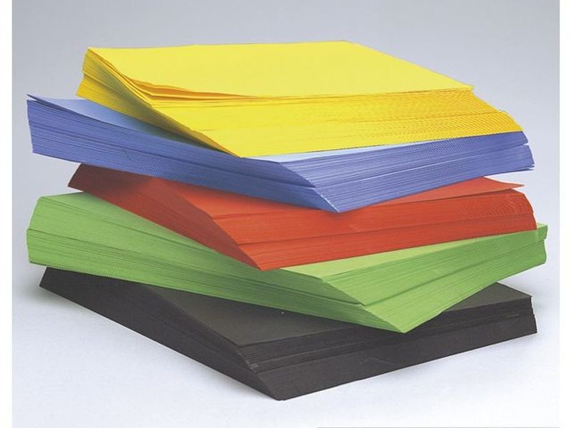 Tonpapper 250x320 mm 500/fp svart