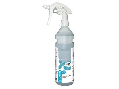 Sprayflaska SURE Int&SurfCl tom 750ml