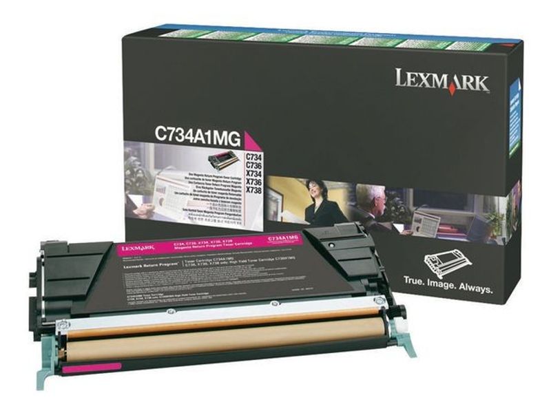 Toner LEXMARK C734A1MG 6K magenta