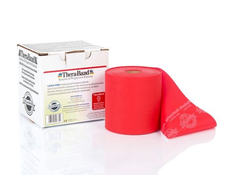 THERA-BAND Latexfri 22m röd