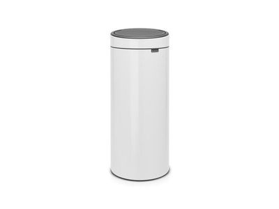 Papperskorg BRABANTIA Touch Bin 30L vit