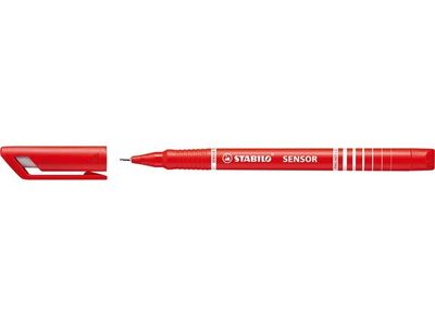 Fineliner STABILO Sensor 0.3mm röd