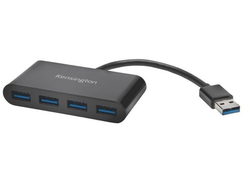 Hub KENSINGTON USB 3.0 4-Port svart