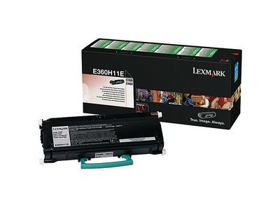 Toner LEXMARK E360H11E 9K svart