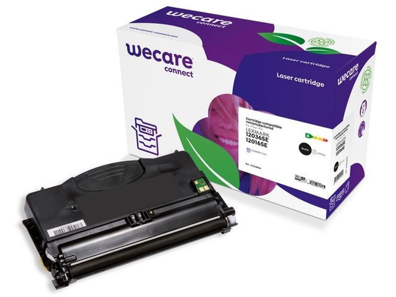 Toner WECARE LEXMARK 12016SE 2K svart