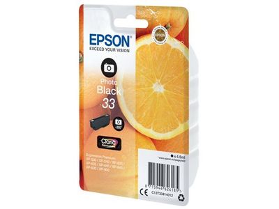 Bläckpatron EPSON C13T33414012 svart