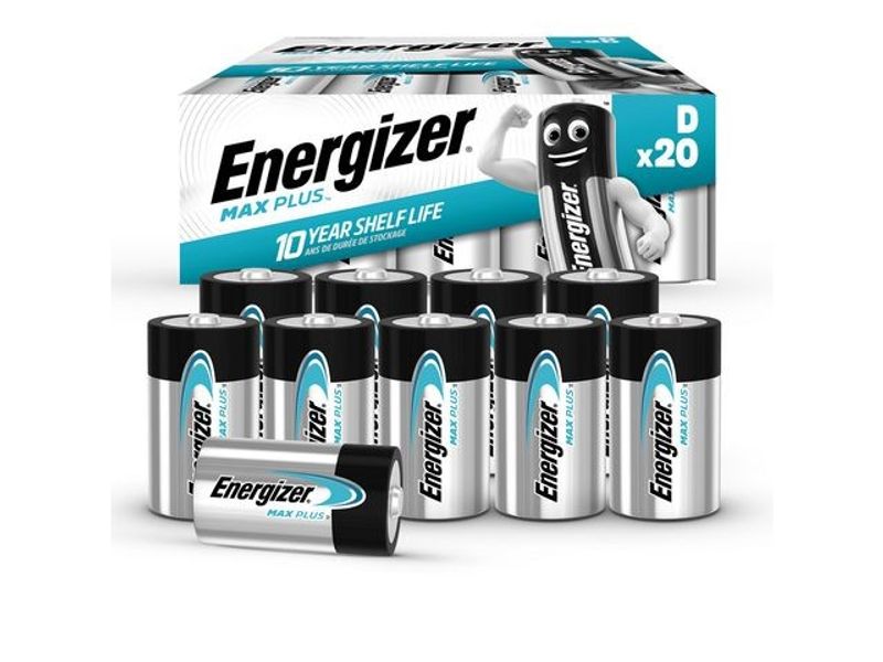 Batteri ENERGIZER Max Plus D 20/fp