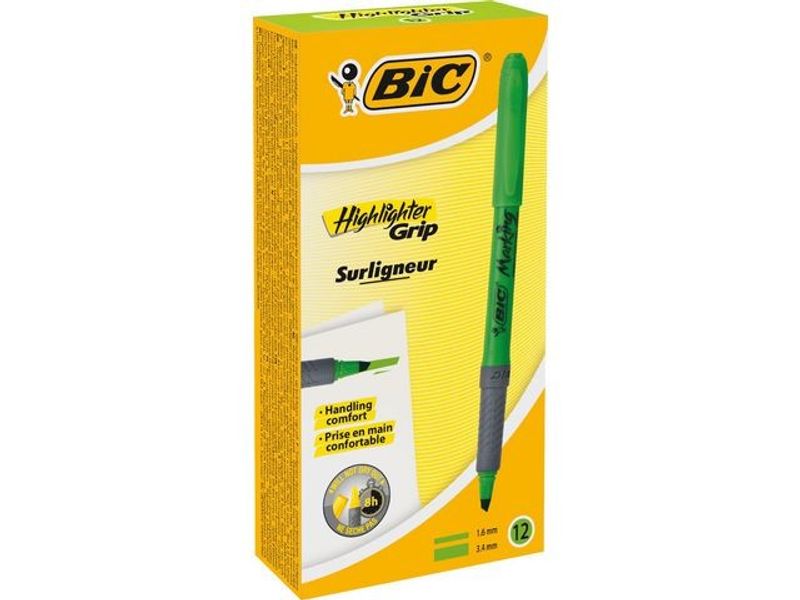 Överstrykningspenna BIC Grip Grön