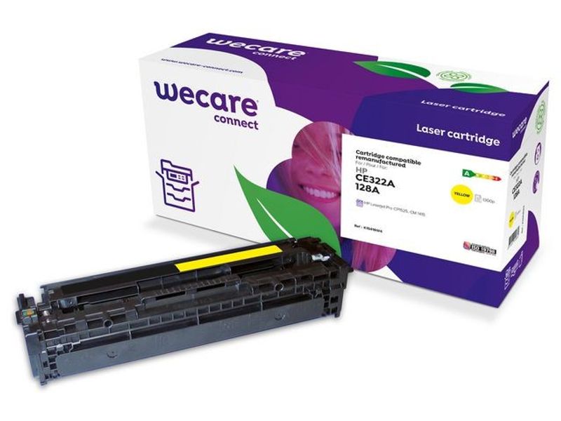 Toner WECARE HP CE322A 1,3K gul