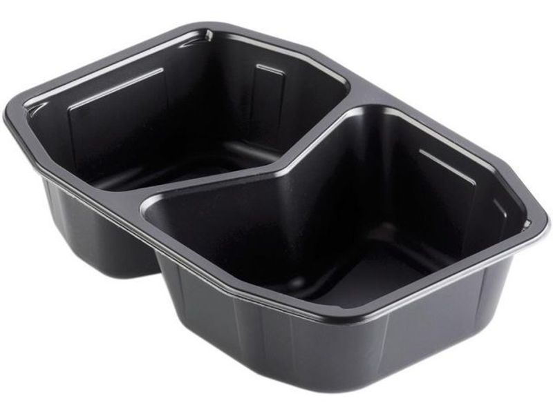 Duniform 2-f PP 940ml Svart 312/FP