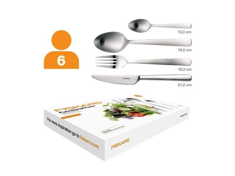 Bestickset FISKARS gåvoask 24/fp