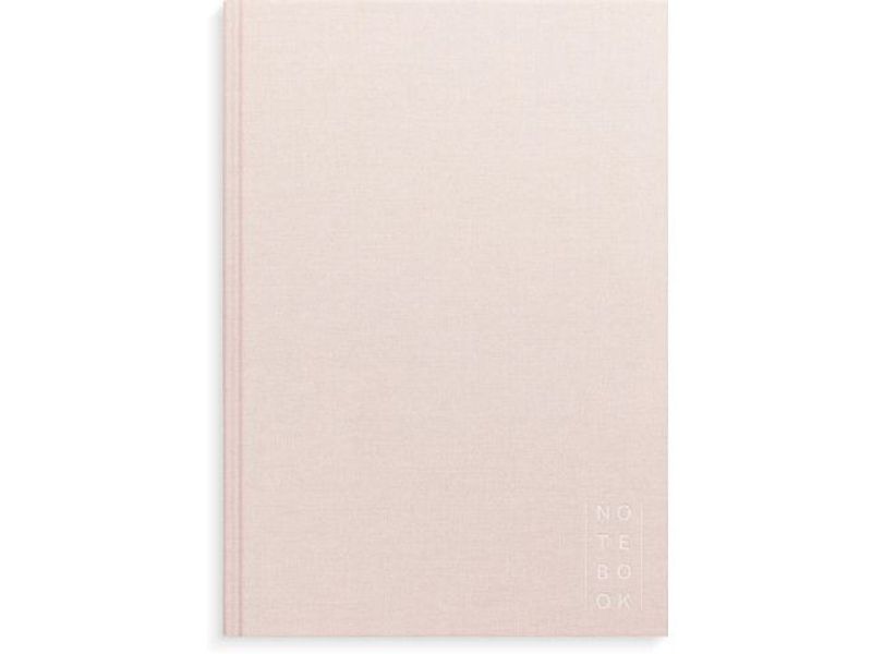 Ant.bok BURDE A4 textil olinj rosa