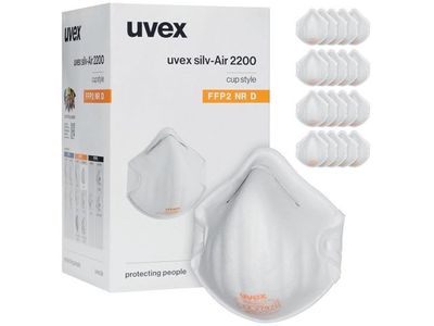 Andningsskydd UVEX 2200 FFP2 20/fp