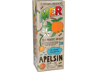 Fruktdryck MER Apelsin 20cl