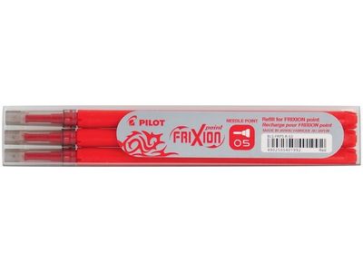 Refill PILOT Frixion Syner 0,5 röd 3/fp