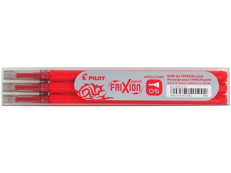 Refill PILOT Frixion Syner 0,5 röd 3/fp