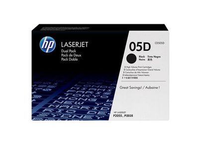 Toner HP CE505D 05A 4,6K svart 2/fp