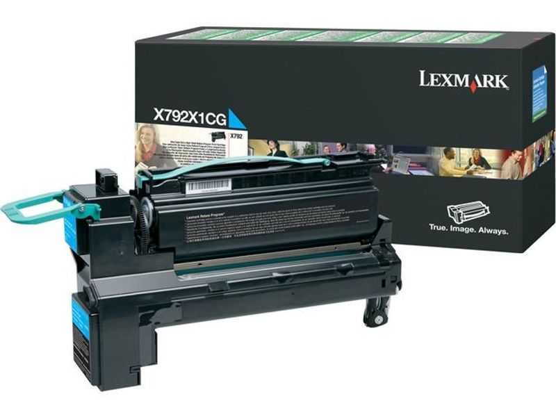 Toner LEXMARK X792X1CG 20K cyan