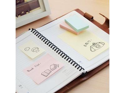 Notes STICK`N 76x102mm gul