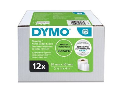 Etikett DYMO S0722420 101x54mm 12rl/fp